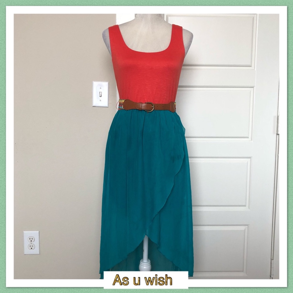As U Wish Tank Top Dress Size S